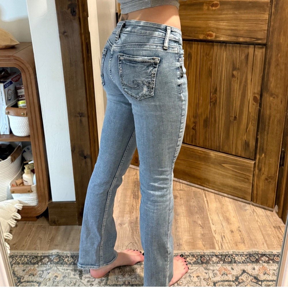Silver Jeans Co Suki Slim Bootcut Light Wash Jeans W26 L31